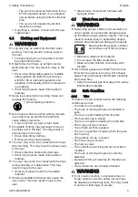 Предварительный просмотр 5 страницы Stihl MH 610 Instruction Manual