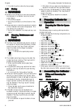 Предварительный просмотр 8 страницы Stihl MH 610 Instruction Manual