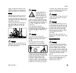 Предварительный просмотр 9 страницы Stihl MM 55 Instruction Manual