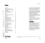Preview for 3 page of Stihl MM 56 Instruction Manual