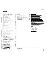 Preview for 3 page of Stihl MS 150 C Instruction Manual