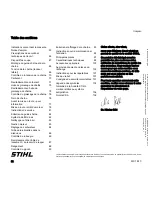 Предварительный просмотр 54 страницы Stihl MS 192 Instruction Manual