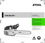 Stihl MS 200 T Instruction Manual предпросмотр