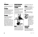 Предварительный просмотр 8 страницы Stihl MS 201 TC-M Instruction Manual