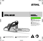 Stihl MS 251 Instruction Manual preview