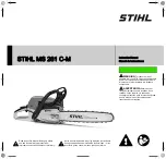 Stihl MS 261 C-M Instruction Manual preview