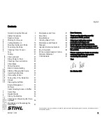 Preview for 3 page of Stihl MS 261 C Instruction Manual