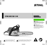 Stihl MS 362 C-M Instruction Manual preview