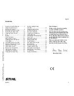 Preview for 2 page of Stihl MS 381 Instruction Manual