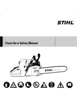 Preview for 1 page of Stihl MS 391 Safety Manual