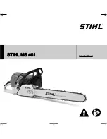 Preview for 1 page of Stihl MS 461 Rescue Instruction Manual