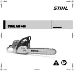 Stihl MS440 Instruction Manual предпросмотр