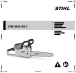 Stihl Msa 200 c Instruction Manual preview