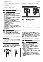 Предварительный просмотр 19 страницы Stihl MSA 220 T Instruction Manual