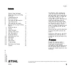 Preview for 3 page of Stihl RB 800 Instruction Manual