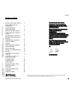 Предварительный просмотр 3 страницы Stihl RE 108 Instruction Manual