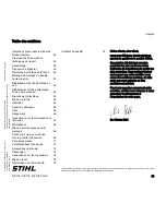 Предварительный просмотр 55 страницы Stihl RE 108 Instruction Manual