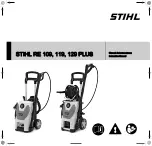 Предварительный просмотр 1 страницы Stihl RE 109 Instruction Manual