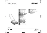 Preview for 1 page of Stihl RLE 540 Instruction Manual