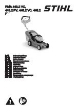 Preview for 1 page of Stihl RMA 443 PV Instruction Manual