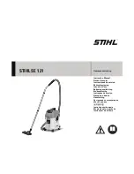 Предварительный просмотр 1 страницы Stihl SE 121 Instruction Manual