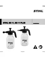 Preview for 1 page of Stihl SG 11 plus Instruction Manual