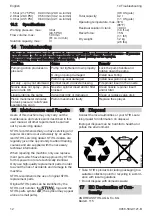 Предварительный просмотр 12 страницы Stihl SG 21 Instruction Manual