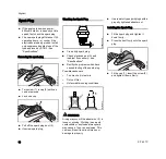 Preview for 20 page of Stihl SP 92 T Instruction Manual