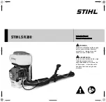 Preview for 1 page of Stihl SR 200 Instruction Manual