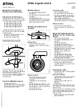 Preview for 1 page of Stihl SuperCut 40-2 Manual