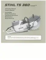 Stihl TS 360 Cutquik Instruction Manual предпросмотр