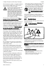Предварительный просмотр 7 страницы Stihl TS 410 Instruction Manual