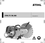 Preview for 1 page of Stihl TS 700 Instruction Manual