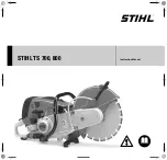 Предварительный просмотр 1 страницы Stihl TS 700 Instruction Manual