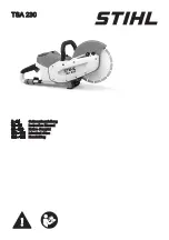 Предварительный просмотр 1 страницы Stihl TSA 230 Instruction Manual