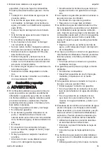 Предварительный просмотр 51 страницы Stihl WP 600.0 Instruction Manual