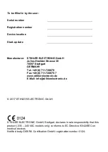 Preview for 2 page of STIHLER ELECTRONIC ASTOTHERM plus Instructions For Use Manual