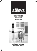 Stilevs CHEF X INOX Instruction Manual предпросмотр