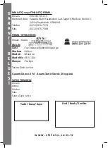 Предварительный просмотр 20 страницы Stilevs EVS-1234 User Manual