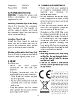 Preview for 10 page of Stilevs EVS-610-1 Instruction Manual