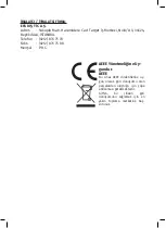 Предварительный просмотр 9 страницы Stilevs TARTAR BA-739 Instruction Manual