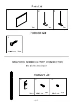 Preview for 4 page of STILFORD JBSC705WBK Assembly Instructions Manual