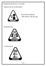 Preview for 2 page of STILFORD JBSTBK18OA Assembly Instructions Manual