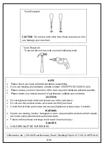 Preview for 3 page of STILFORD JBSTBK18OA Assembly Instructions Manual