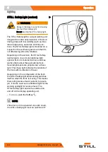 Preview for 176 page of Still 6219 Original Instructions Manual