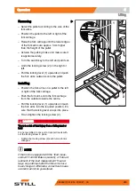 Preview for 265 page of Still 6219 Original Instructions Manual