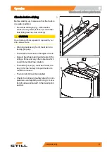 Предварительный просмотр 49 страницы Still CX-M 10 Operating Instructions Manual