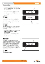 Предварительный просмотр 52 страницы Still CX-M 10 Operating Instructions Manual