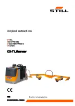 Still CX-T Original Instructions Manual preview