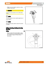 Предварительный просмотр 67 страницы Still ECH 12 Original Instructions Manual